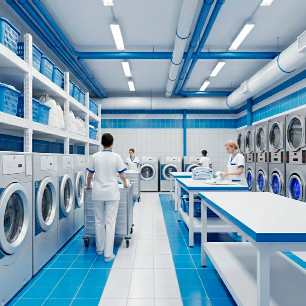 Lanvaderia industrial